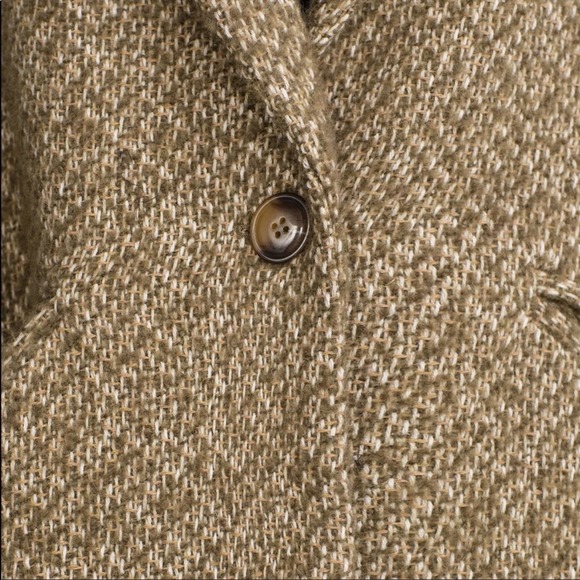 ** GET READY FOR FALL SALE !! ** Zara Structured Coat green brown tweed 1255/216 - Picture 5 of 10